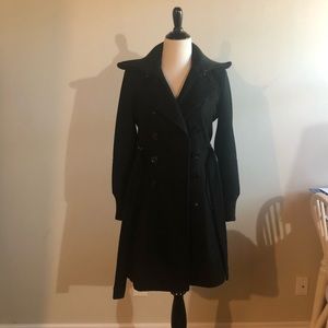 David Bitton BUFFALO •XS• Long Pea/Trench Coat BLK